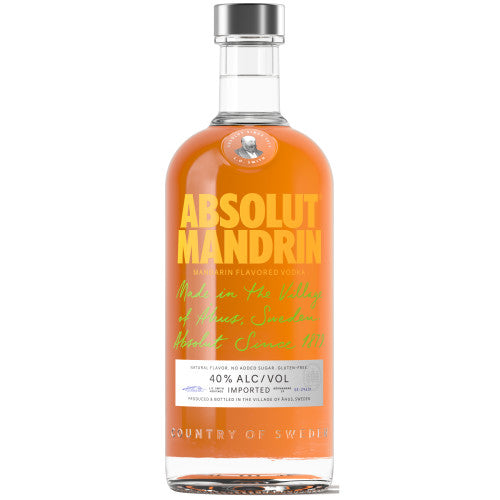 Absolut Mandrin Flavored Vodka 750mL - Crown Wine and Spirits