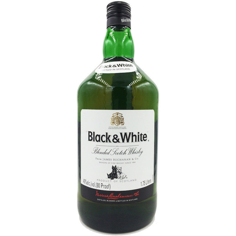 Black & White Blended Scotch Whisky 1.75L
