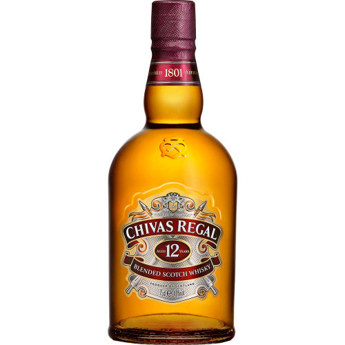 Forekomme Dynamics barmhjertighed Chivas Regal 12 Year Old Blended Scotch Whisky 750mL – Mega Wine and Spirits