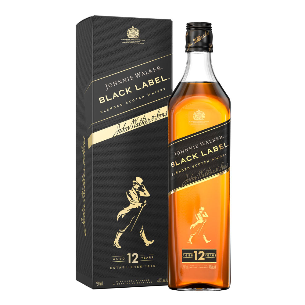 i dag brugervejledning genopretning Johnnie Walker Black Label Blended Scotch Whisky 750mL – Mega Wine and  Spirits