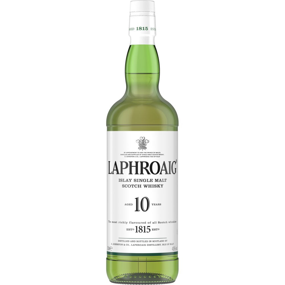 Laphroaig 10 Year Old Scotch, Islay Single Malt Whisky