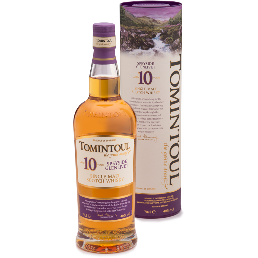 Tomintoul 10 Year Old 750mL - Crown Wine and Spirits