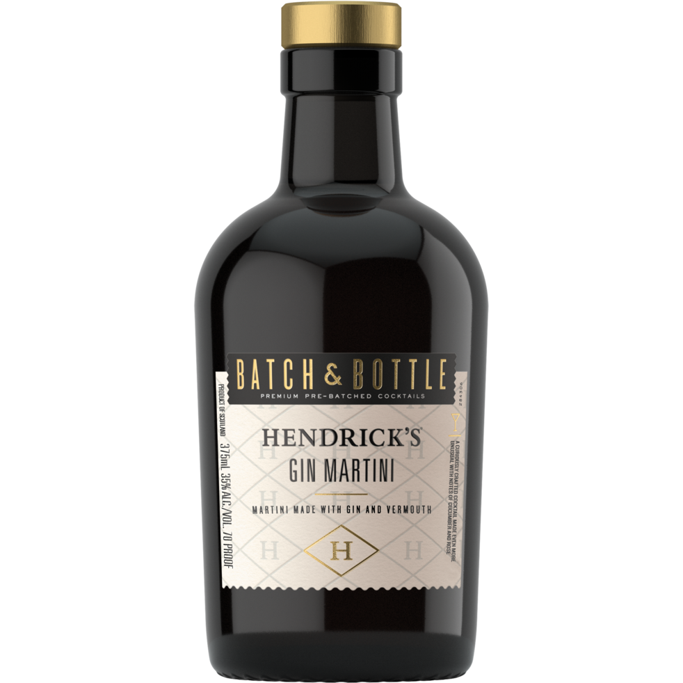 Batch & Bottle Hendrick's Gin Martini Ready to Drink Cocktail 375mL - Crown Wine and Spirits