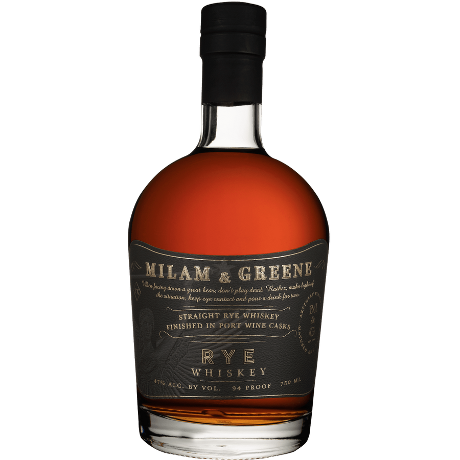 Milam And Greene Port Cask Rye 750mL - Crown Wine and Spirits