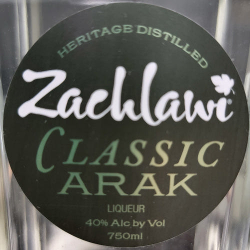 Zachlawi Classic Arak for Passover 750mL Mega Wine and Spirits