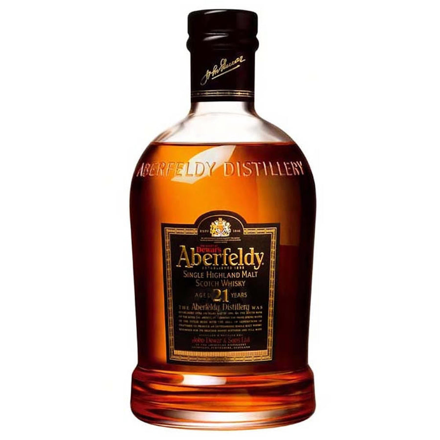 Aberfeldy 12 Year Single Highland Mega Wine Malt Scotch – Spirits 750mL Whiskey and