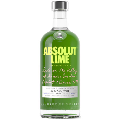 Absolut Lime Flavored Vodka 750mL - Crown Wine and Spirits