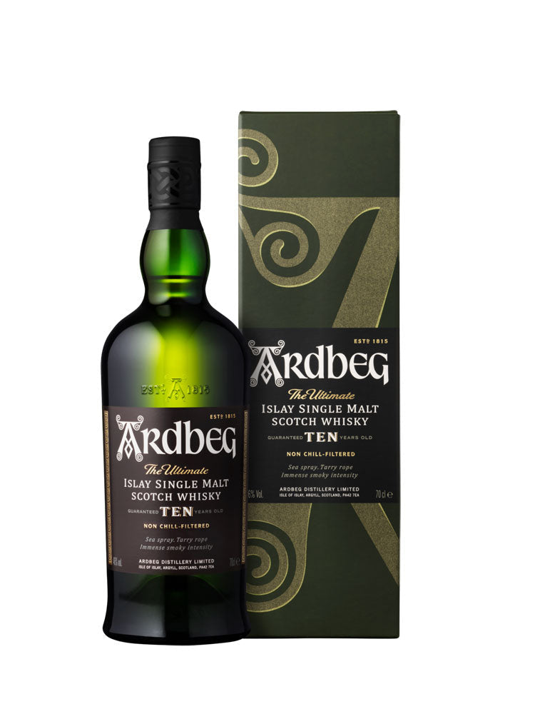 Ardbeg 10 Year Old Islay Single Malt Scotch Whiskey 750mL - Crown Wine and Spirits