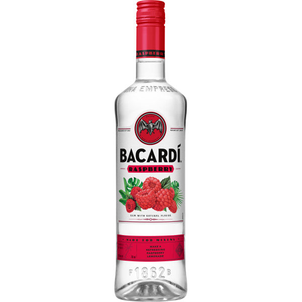 Bacardi Raspberry Rum 750mL - Crown Wine and Spirits