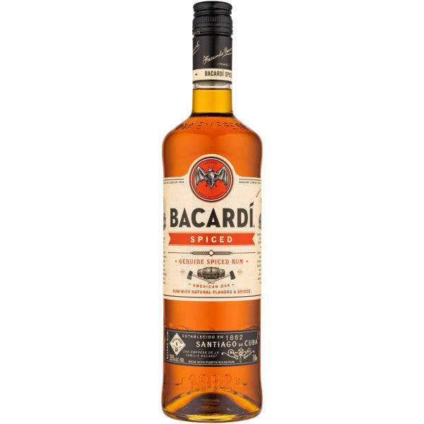Bacardi Spiced Rum 750mL - Crown Wine and Spirits