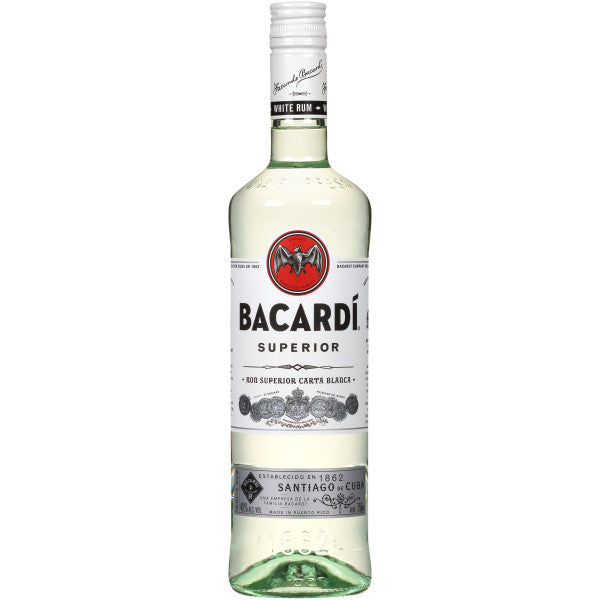 Bacardi Superior White Rum 750mL - Crown Wine and Spirits
