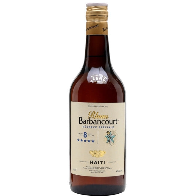 Barbancourt 5 Star Reserve Speciale Aged 8 Years Rhum 750mL - Crown Wine and Spirits