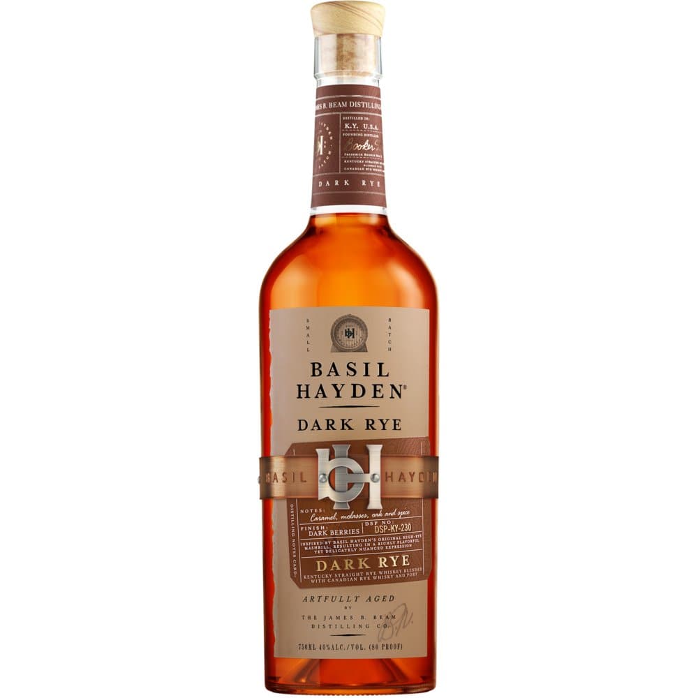 Basil Hayden Dark Rye Whiskey 750ml - Crown Wine and Spirits
