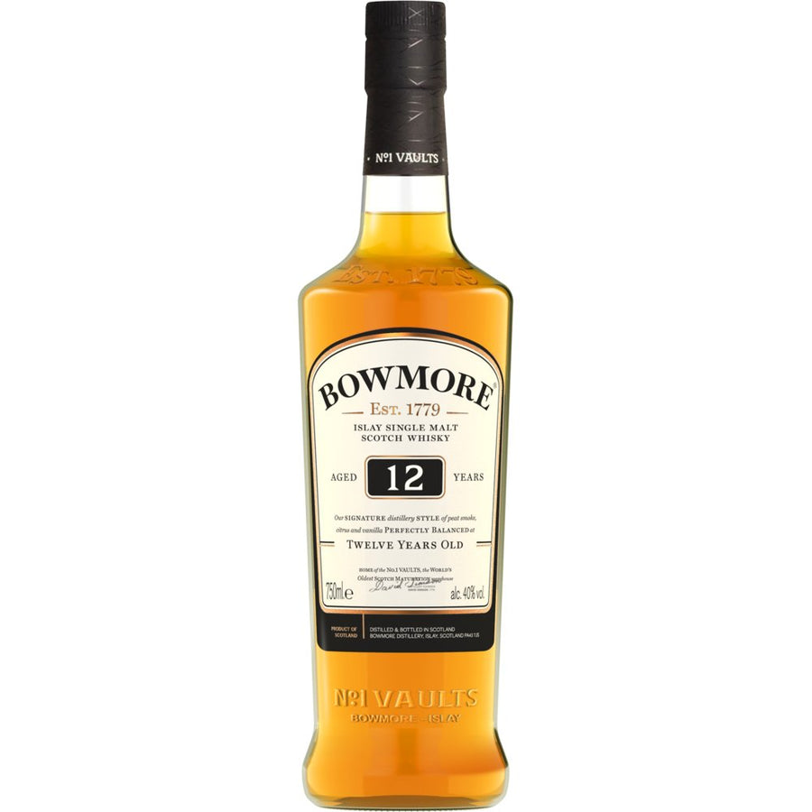 Bowmore 12 Year Old Scotch Whisky 750mL - Crown Wine and Spirits