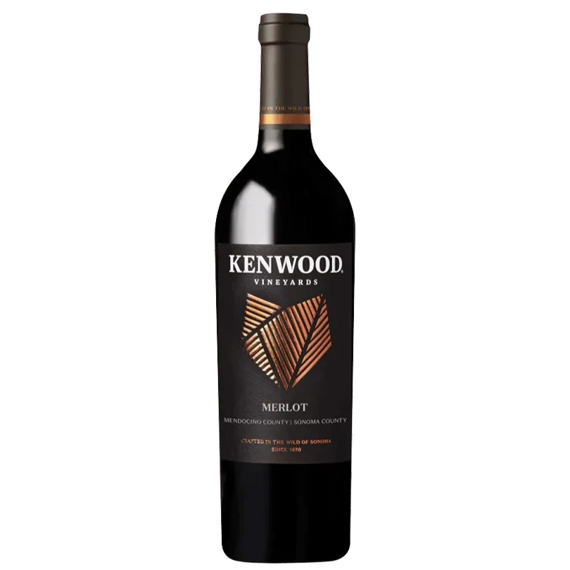 Kenwood Vineyards Mendocino/Sonoma County Merlot 2018 750mL - Crown Wine and Spirits