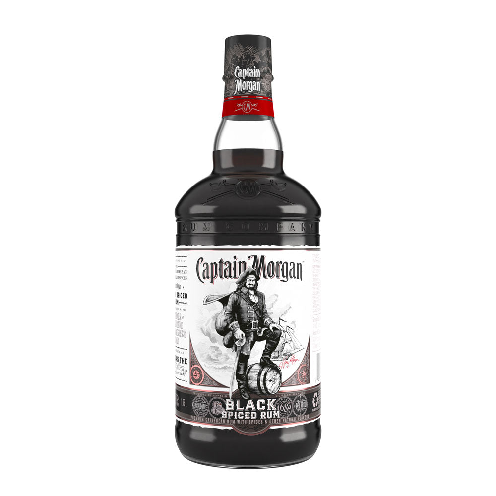 Captain Morgan Black Spiced Rum 1.75L - Crown Wine and Spirits