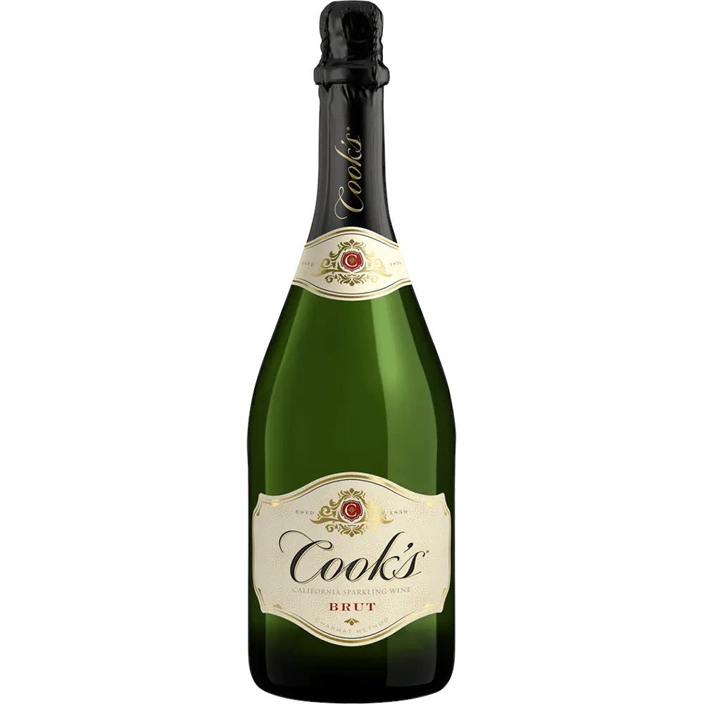 Cook's California Champagne Brut White Sparkling Wine 750mL - Crown Wine and Spirits