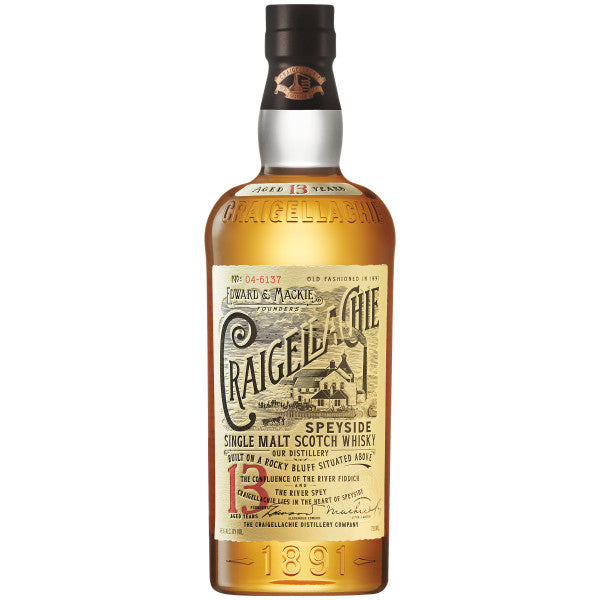 Craigellachie 13 Year Old Single Malt Scotch Whisky 750mL - Crown Wine and Spirits