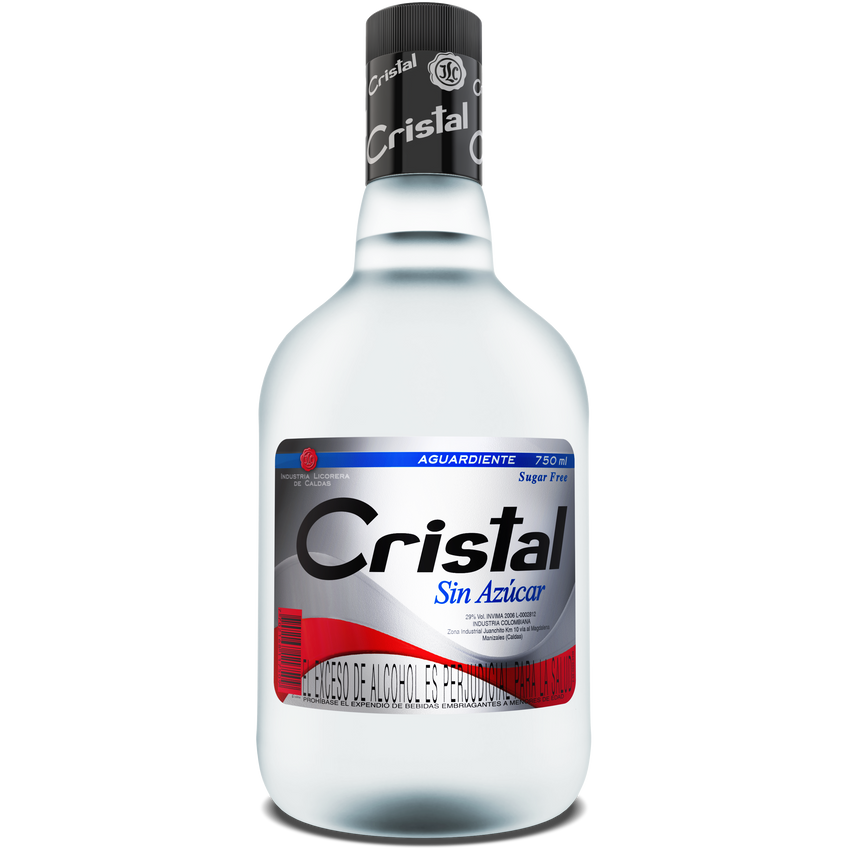 Cristal Aguardiente Sin Azucar 750mL - Crown Wine and Spirits