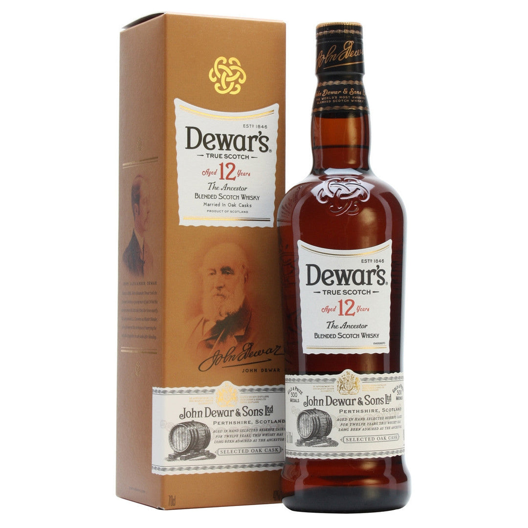 Dewar's 12 Year Blended Scotch Whisky 750mL - Crown Wine and Spirits