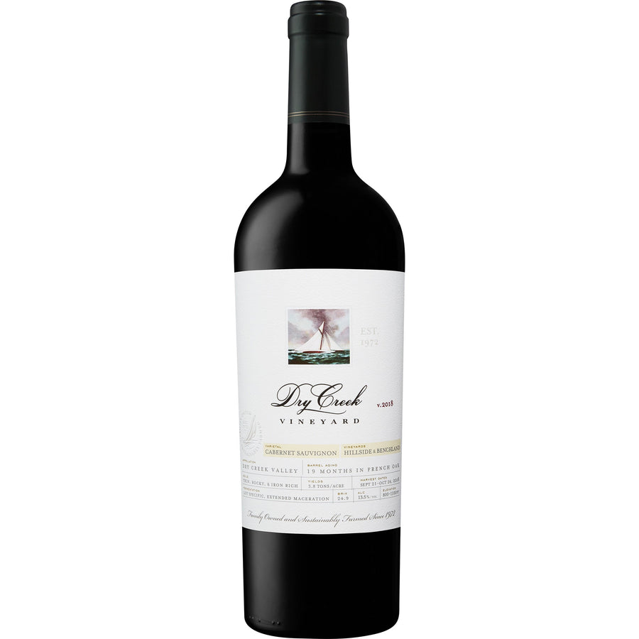 Dry Creek Vineyard Cabernet Sauvignon 2018 750mL - Crown Wine and Spirits