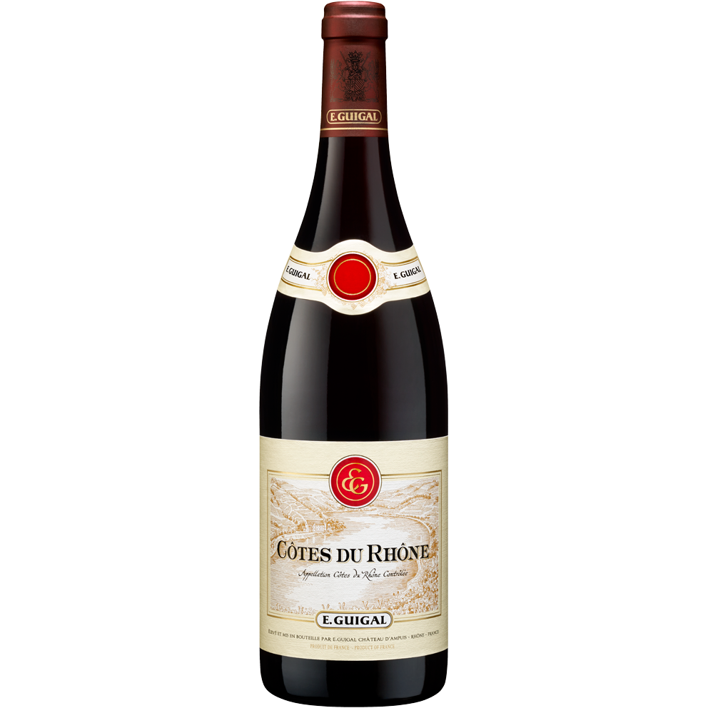 E. Guigal Côtes du Rhône Red 750mL - Crown Wine and Spirits