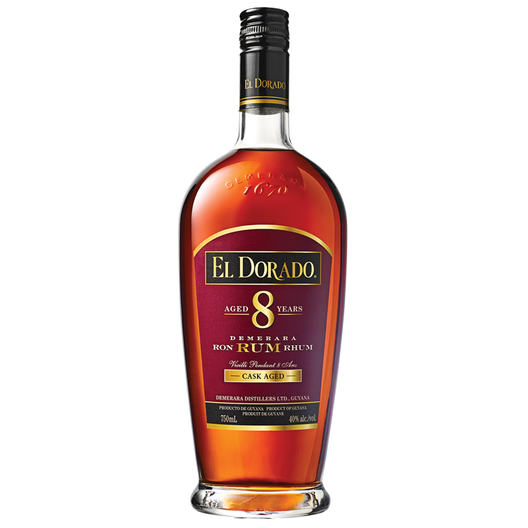 El Dorado 8YR Rum 750mL
