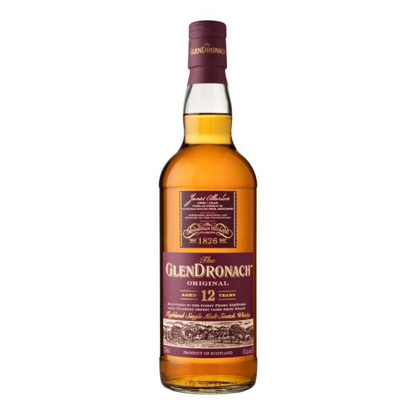 The GlenDronach Single Malt Scotch Whisky Original Aged 12 Years 750mL - Crown Wine and Spirits