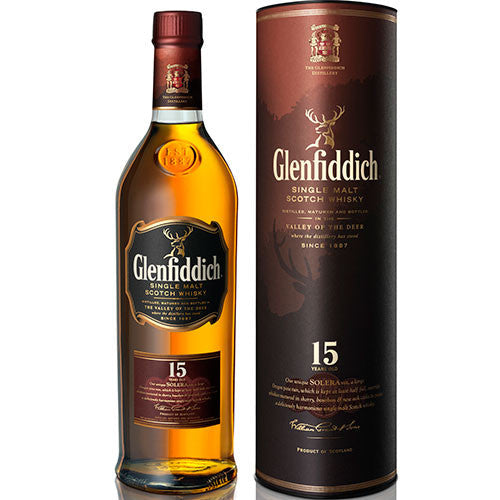 Glenfiddich 15 Year Single Malt Scotch Whisky 750mL - Crown Wine and Spirits