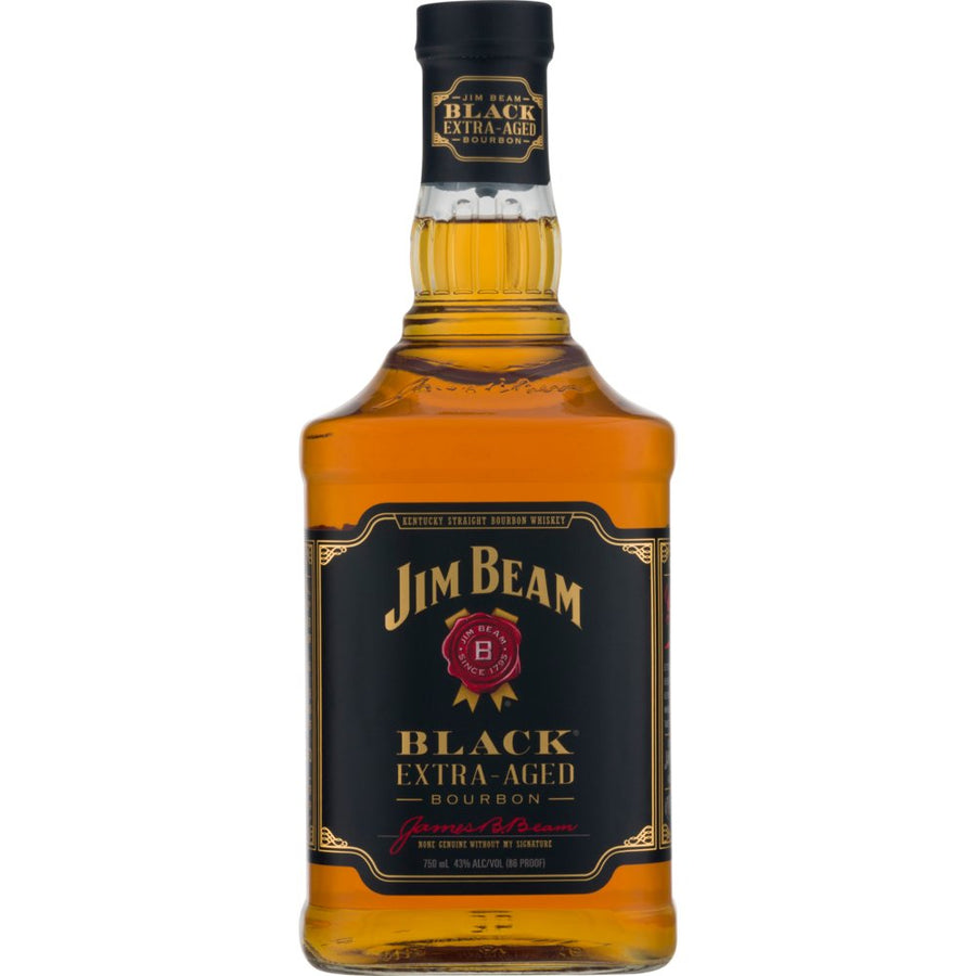 Jim Beam Black Bourbon Whiskey 750ml - Crown Wine and Spirits