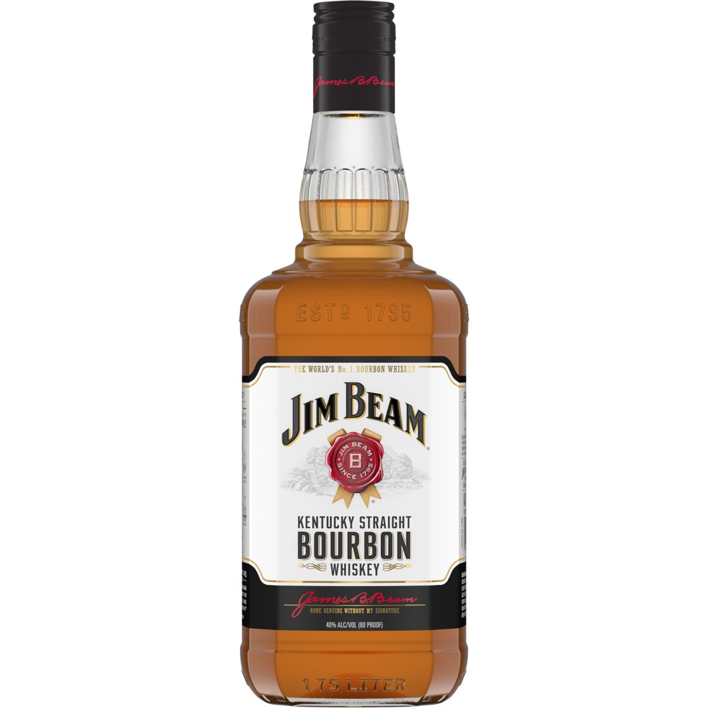 Jim Beam Bourbon Whiskey 1.75L - Crown Wine and Spirits
