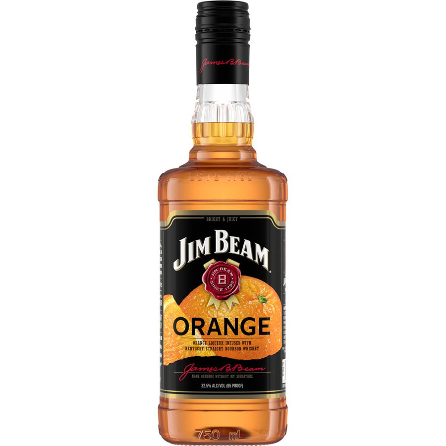 Jim Beam Orange Bourbon Whiskey 750mL - Crown Wine and Spirits
