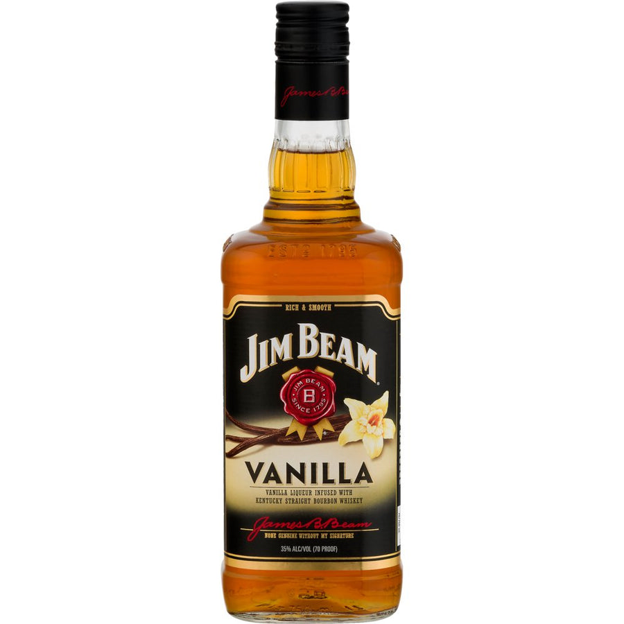 Jim Beam Vanilla Bourbon Whiskey 750mL - Crown Wine and Spirits