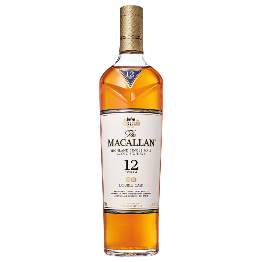 Macallan 12 Year Double Cask Highland Single Malt Scotch Whisky 750mL - Crown Wine and Spirits