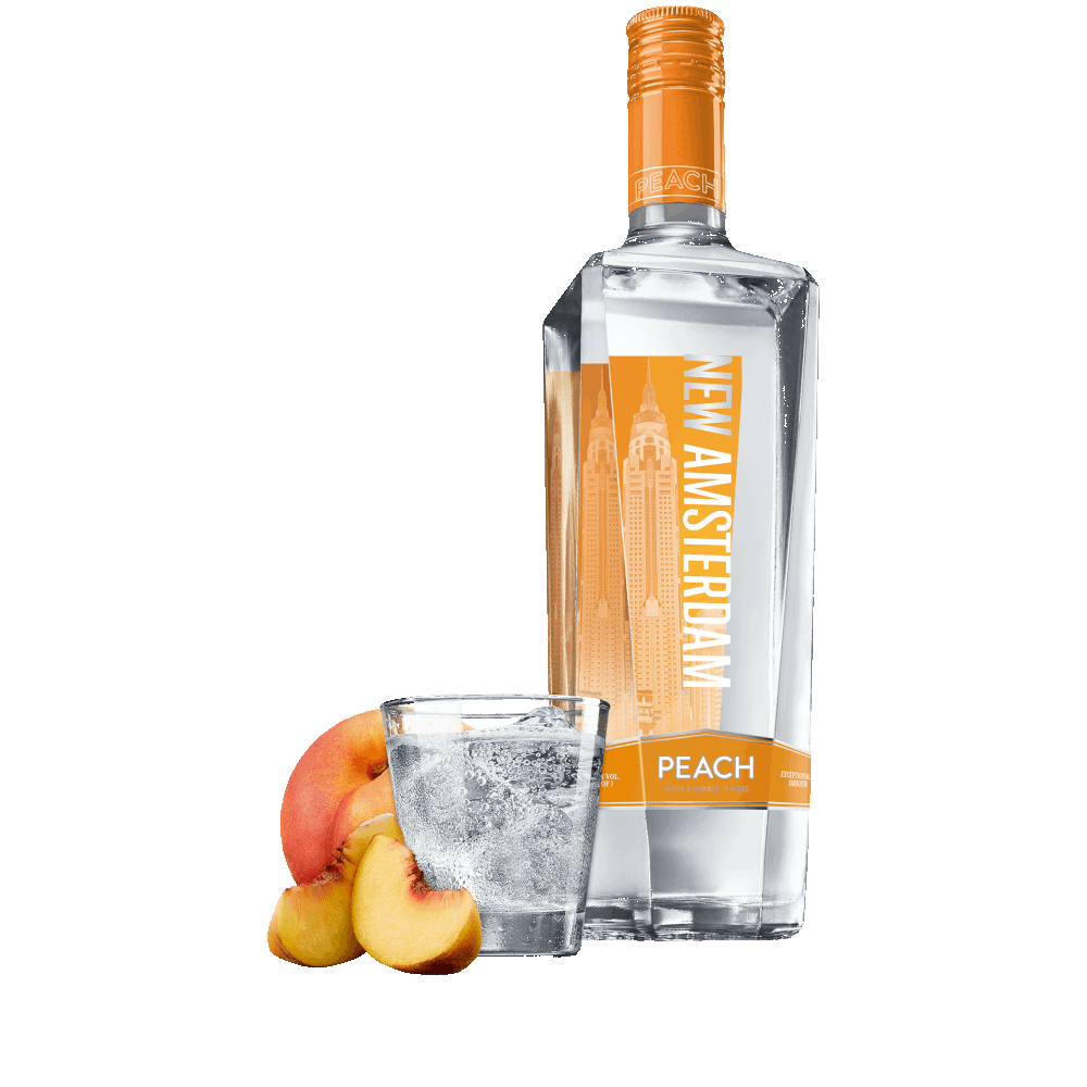 New Amsterdam Peach Vodka 1.75L - Crown Wine and Spirits