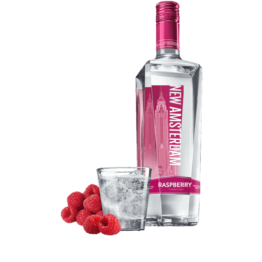 New Amsterdam Raspberry Vodka 750mL - Crown Wine and Spirits