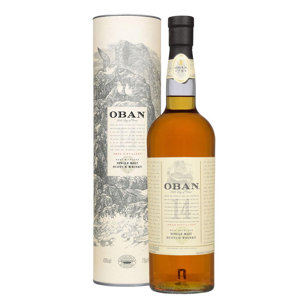 Oban 14 Year Old Single Malt Scotch Whisky 750mL - Crown Wine and Spirits