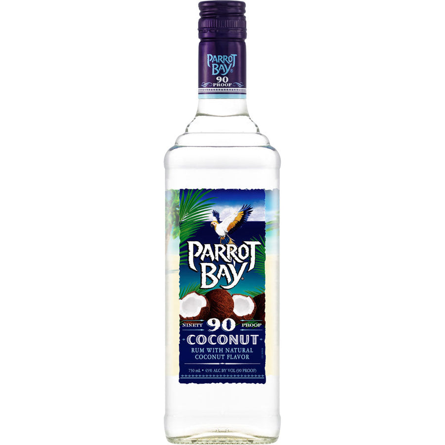Parrot Bay Coconut Rum 90 Proof 750ml - Crown Wine and Spirits