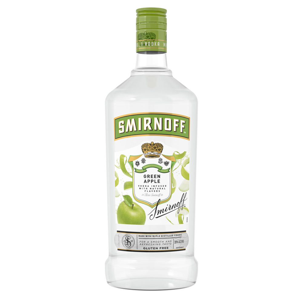 Smirnoff Green Apple Vodka 1.75L - Crown Wine and Spirits