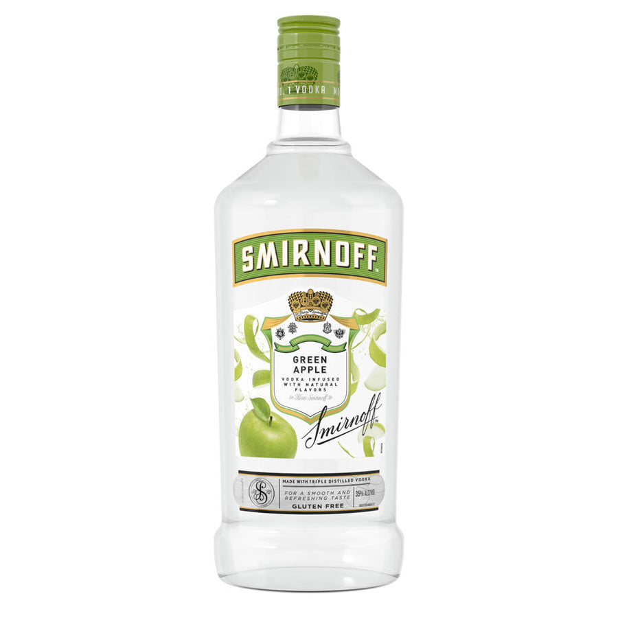 Smirnoff Green Apple Vodka 1.75L - Crown Wine and Spirits