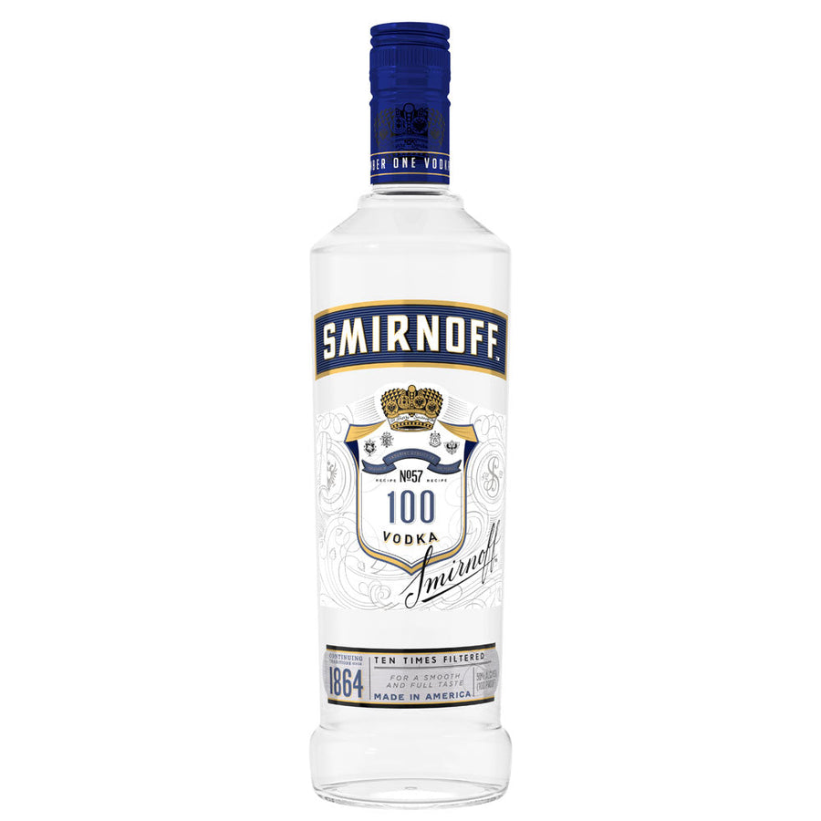 Smirnoff No.57 Blue Label 100 Proof Vodka 750ML - Crown Wine and Spirits