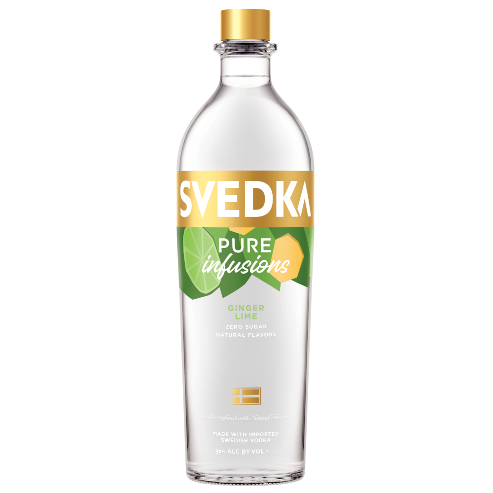 SVEDKA Pure Infusions Ginger Lime Vodka 750mL - Crown Wine and Spirits