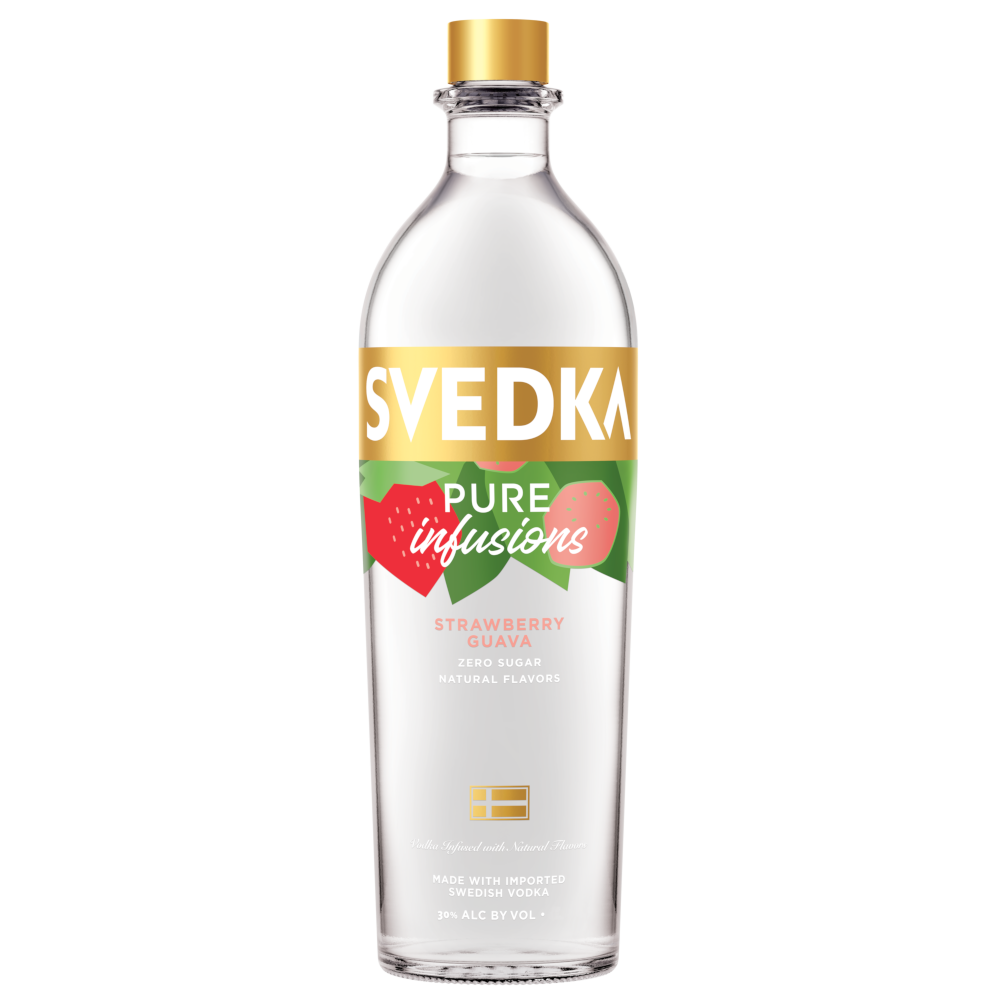 SVEDKA Pure Infusions Strawberry Guava Vodka 750mL - Crown Wine and Spirits