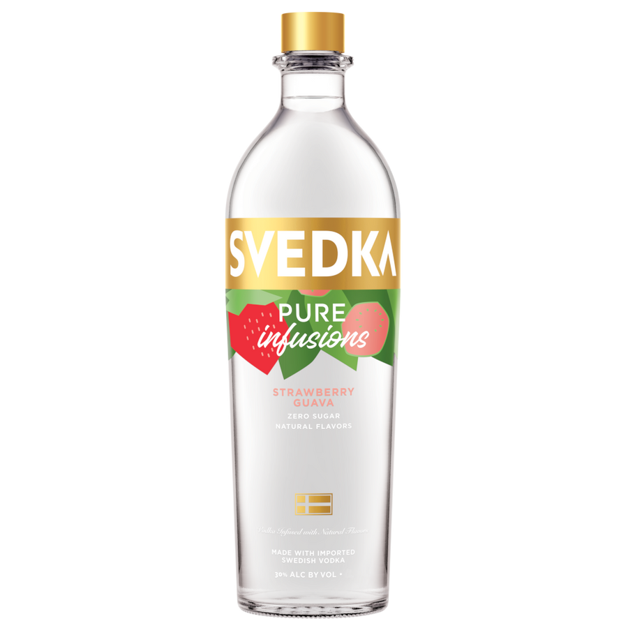 SVEDKA Pure Infusions Strawberry Guava Vodka 750mL - Crown Wine and Spirits