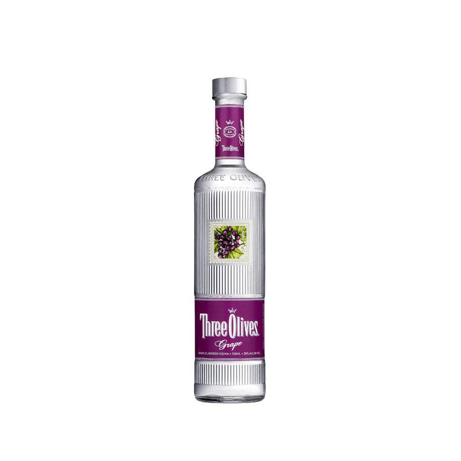 Three Olives Grape Vodka 750mL - Crown Wine and Spirits