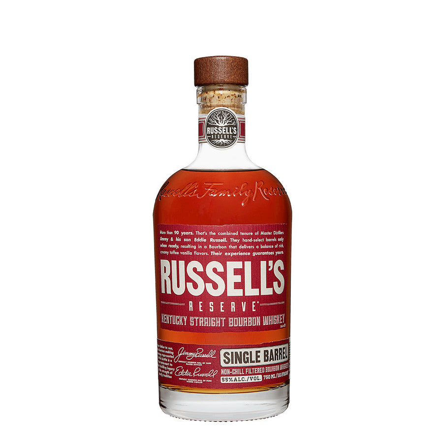 Russell's Reserve Single Barrel Bourbon Whiskey 750mL - Crown Wine and Spirits