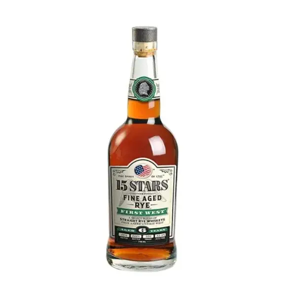 15 STARS First West Rye Bourbon 750 ml