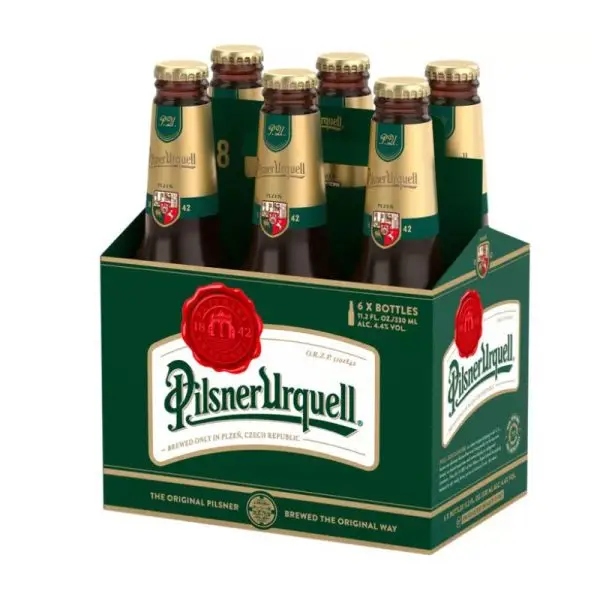 PILSNER URQUELL 6 Pack 11.2Oz Bottles - Image 2