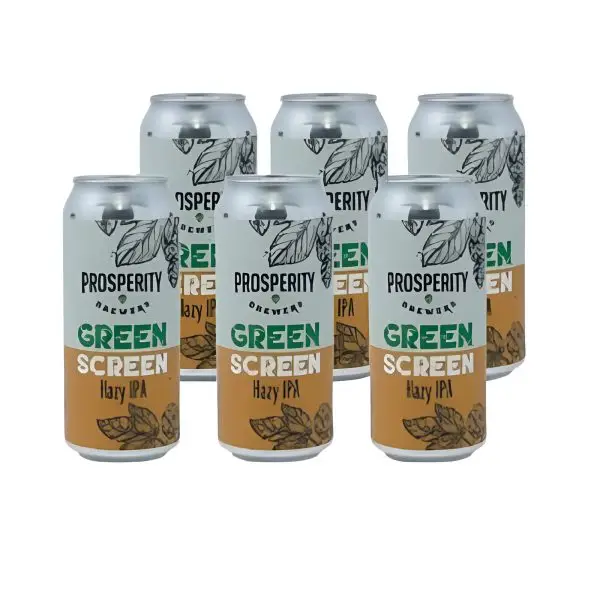 PROSPERITY Green Screen Hazy Ipa 6 Pack Cans - Image 3