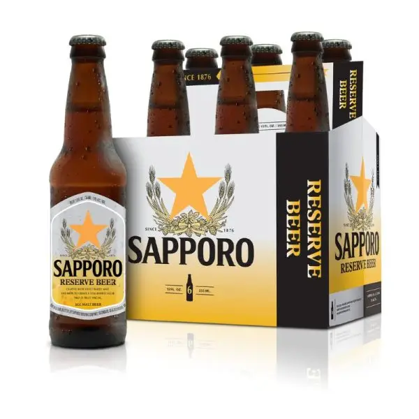 SAPPORO 6 Pack 12 oz Bottle